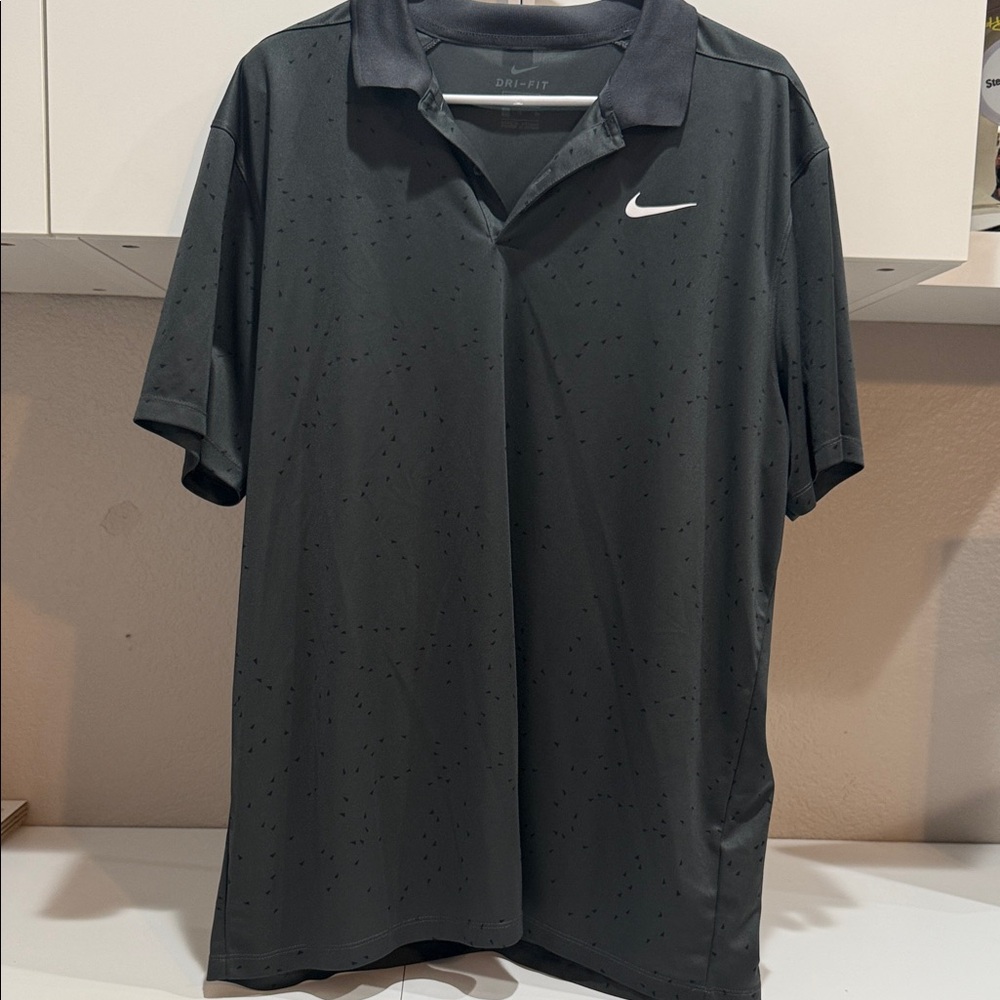 Nike Men's Charcoal Polo Shirt